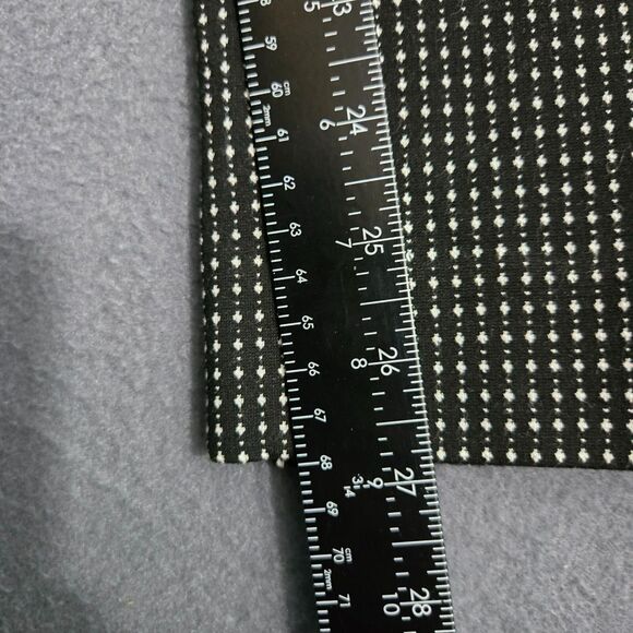 White House Black Market Women 8 The Slim Ankle Black Polka Dot Pants - Picture 11 of 14